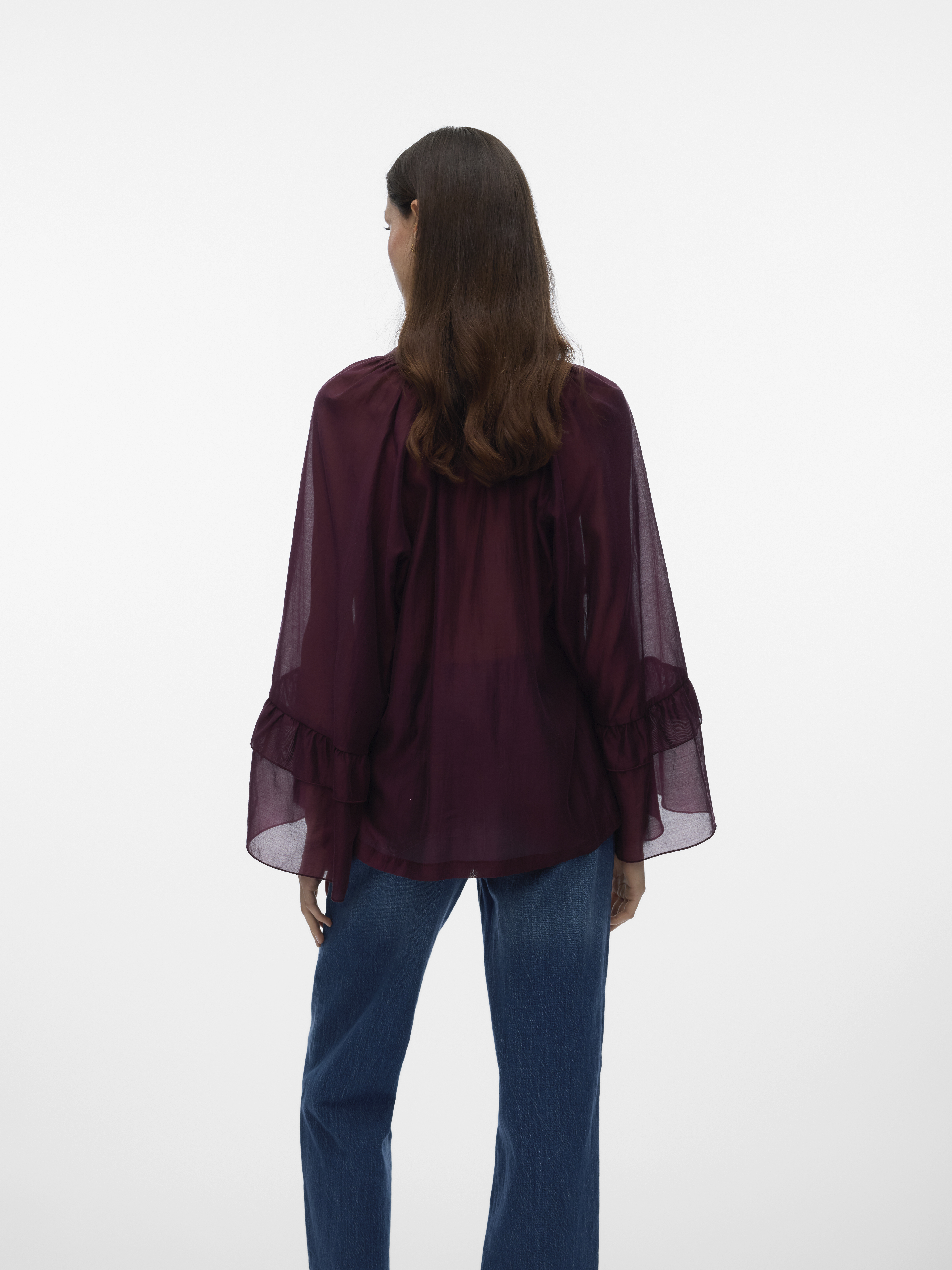 VERO MODA - Jenna 7/8 Frill Top