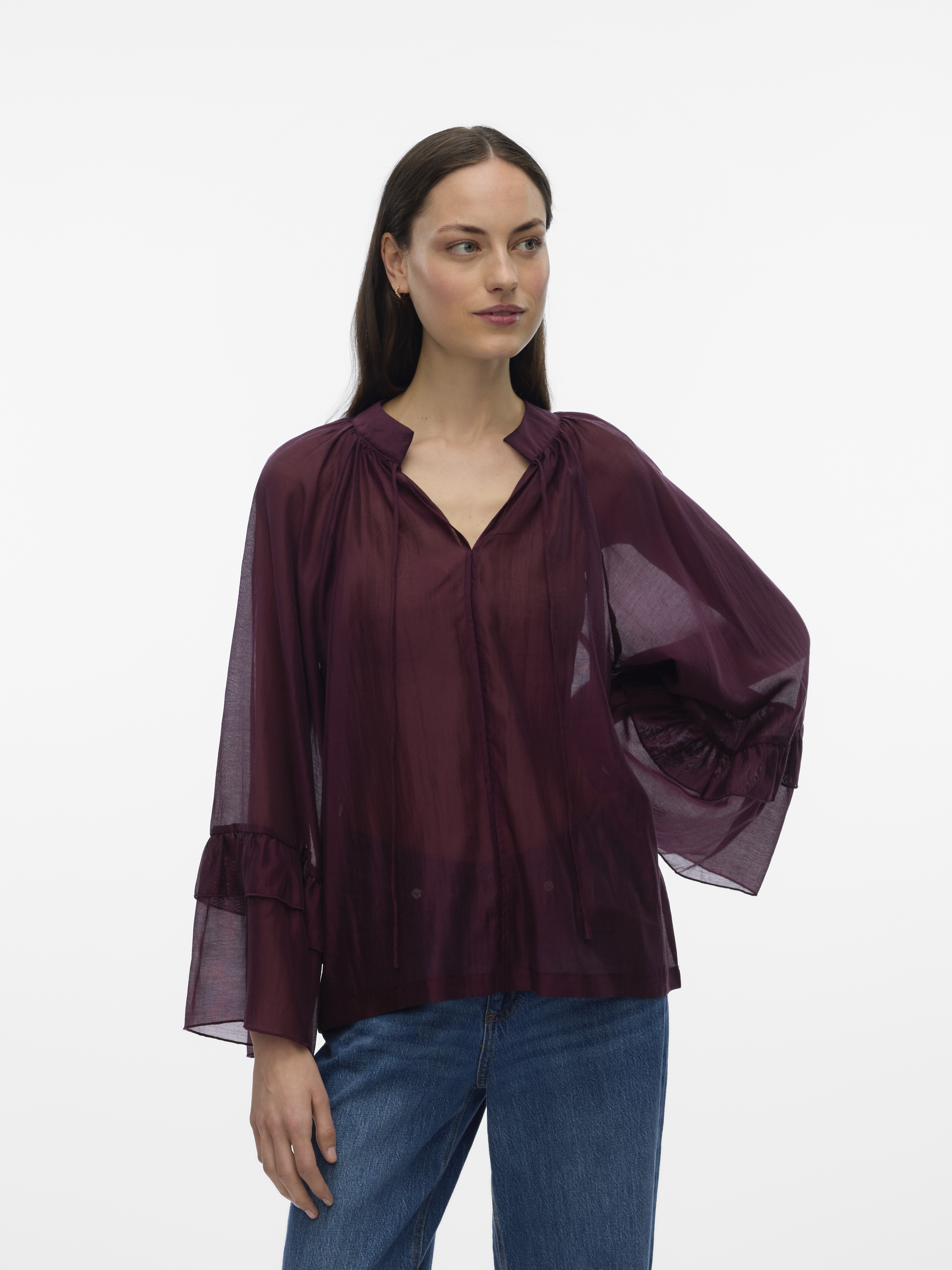 VERO MODA - Jenna 7/8 Frill Top