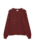 Joya O-Neck Button Pullover