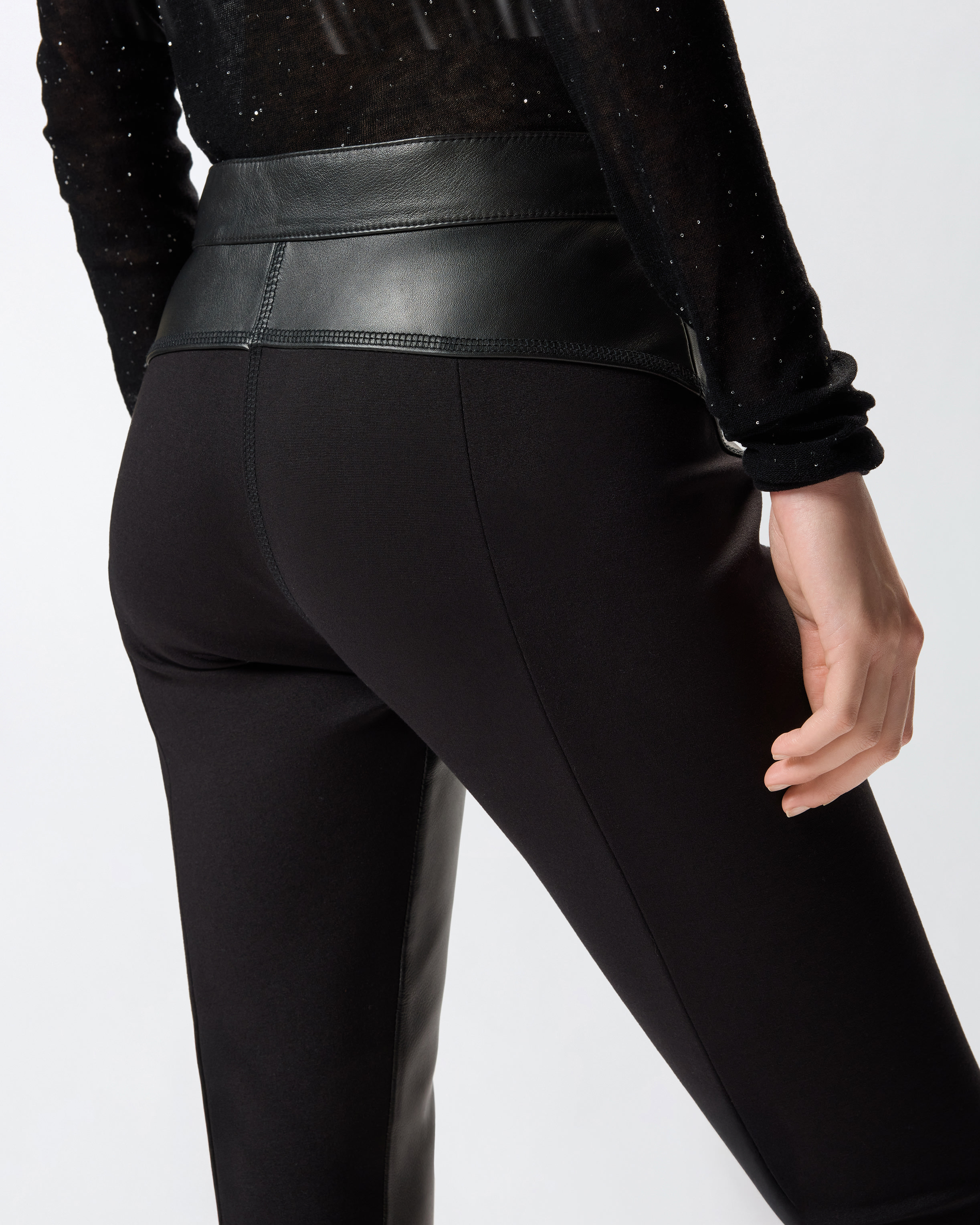 PINKO - Pizza Pantalone Pelle Bimateri