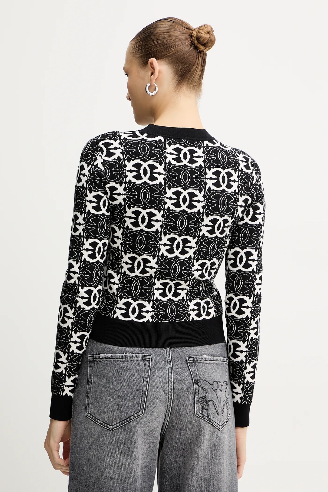 PINKO - Gypsies Cropped Jacquard In Tu