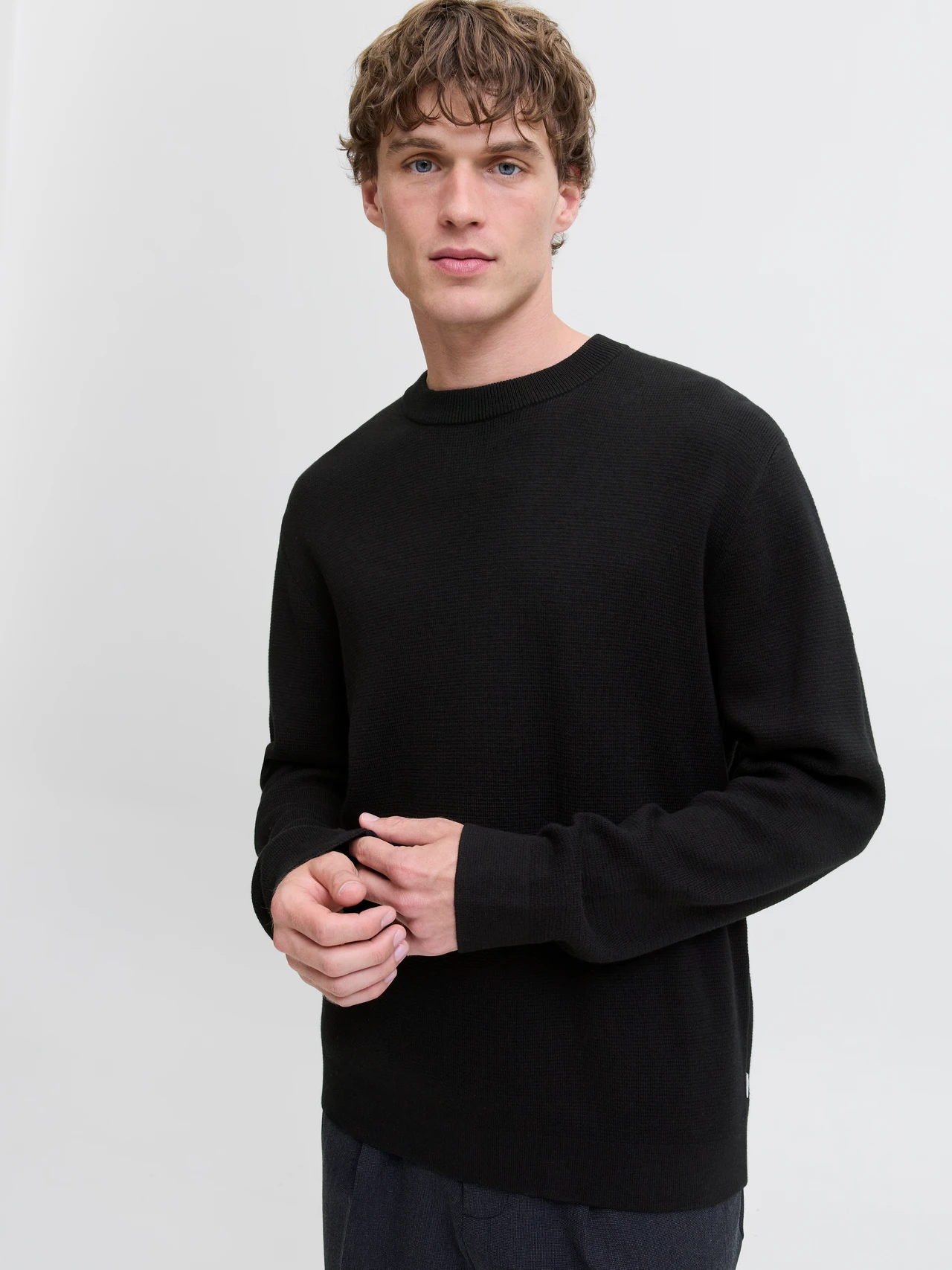 JACK & JONES - Stitch Knit Crew Neck