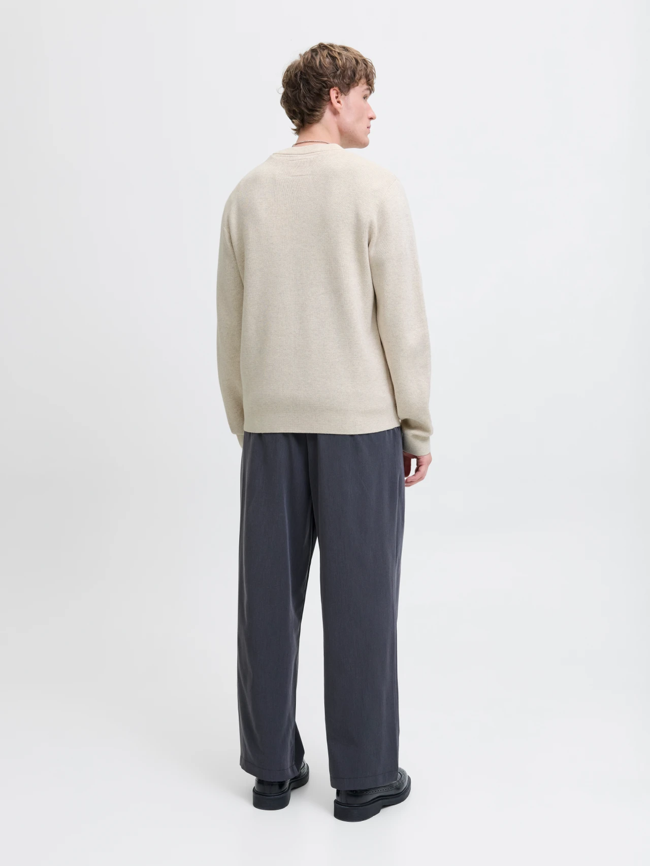 JACK & JONES - Stitch Knit Crew Neck