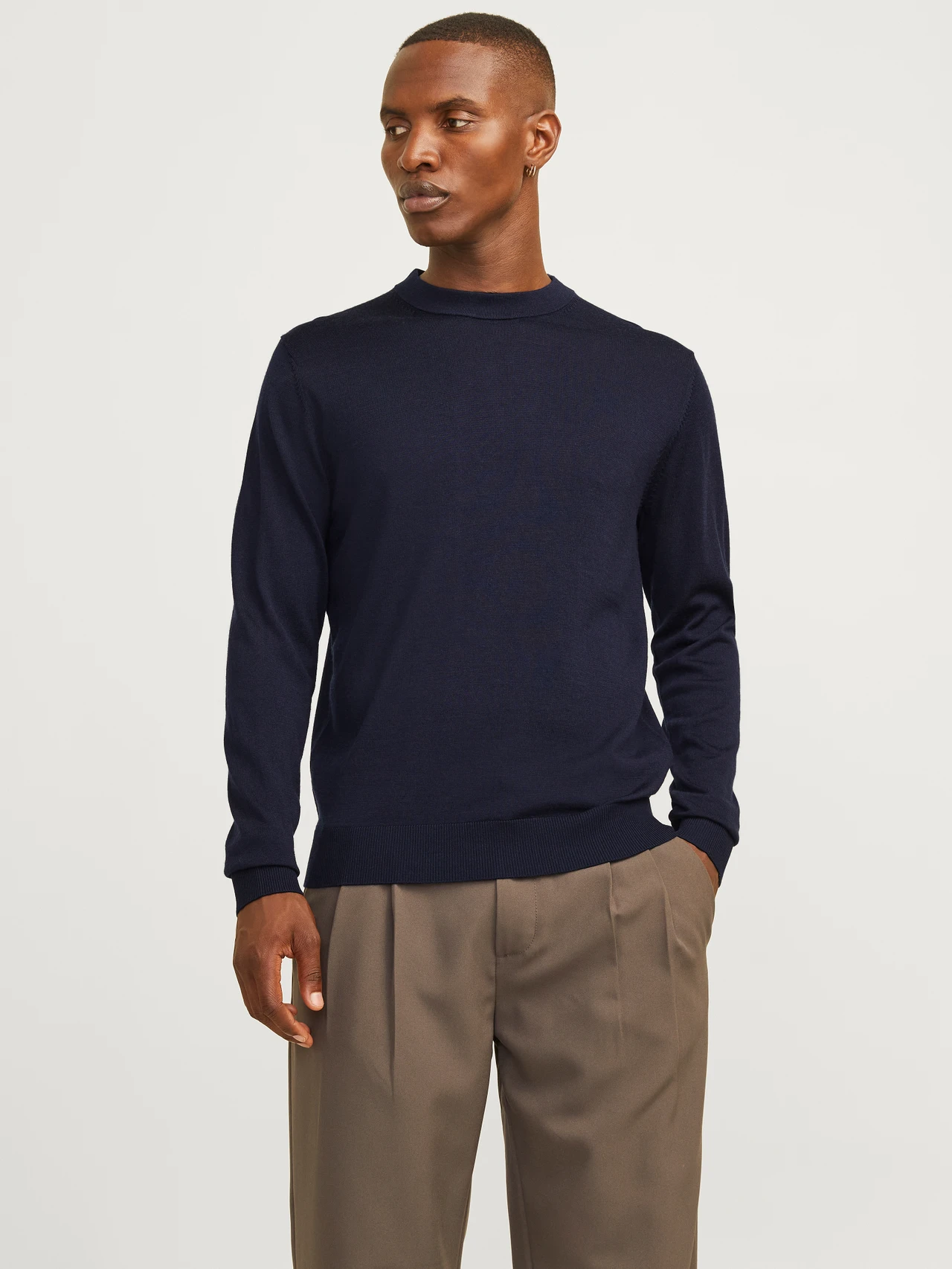 JACK & JONES - Stitch Knit Crew Neck