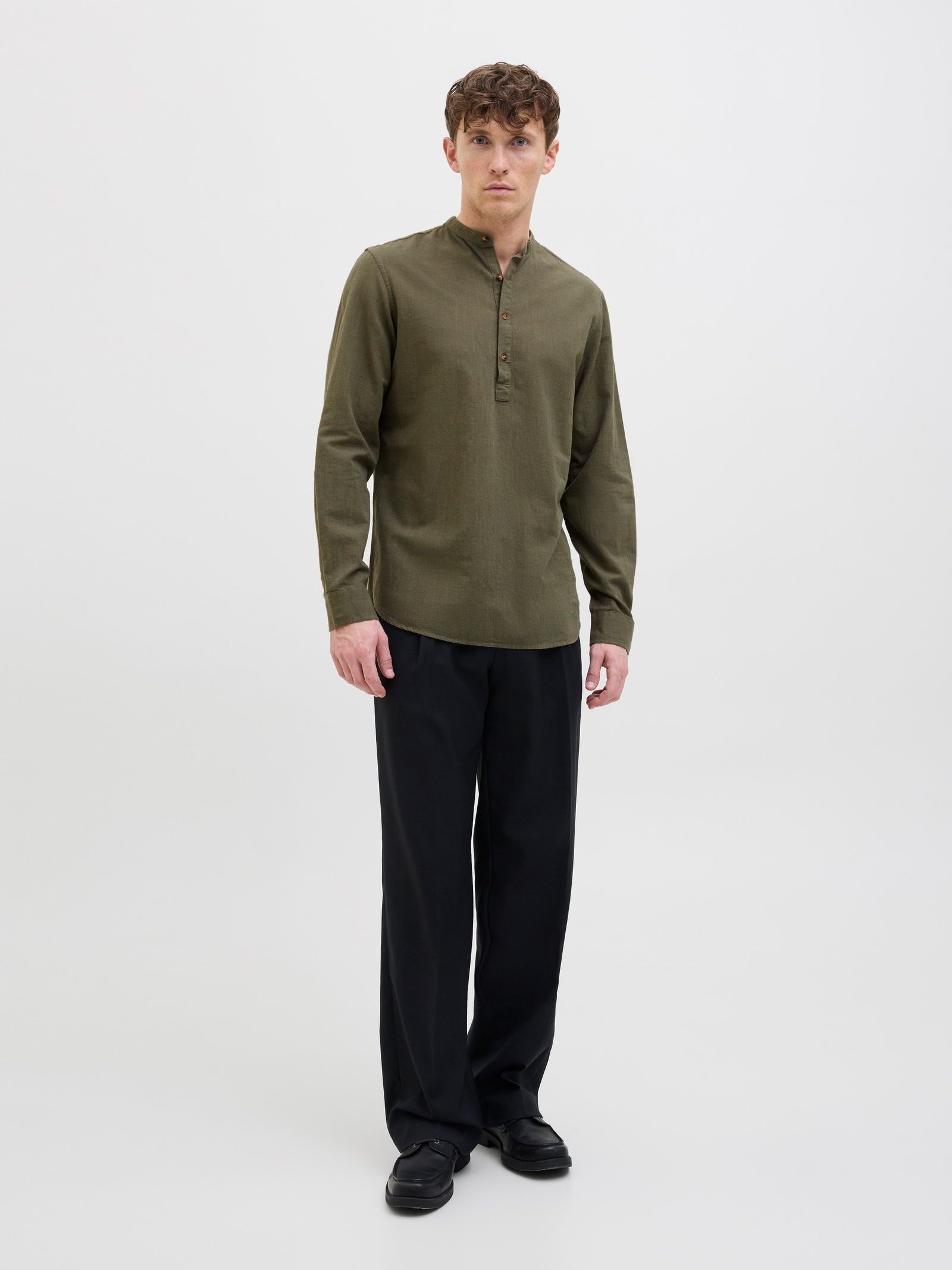 JACK & JONES - Summer Half Placket Shirt