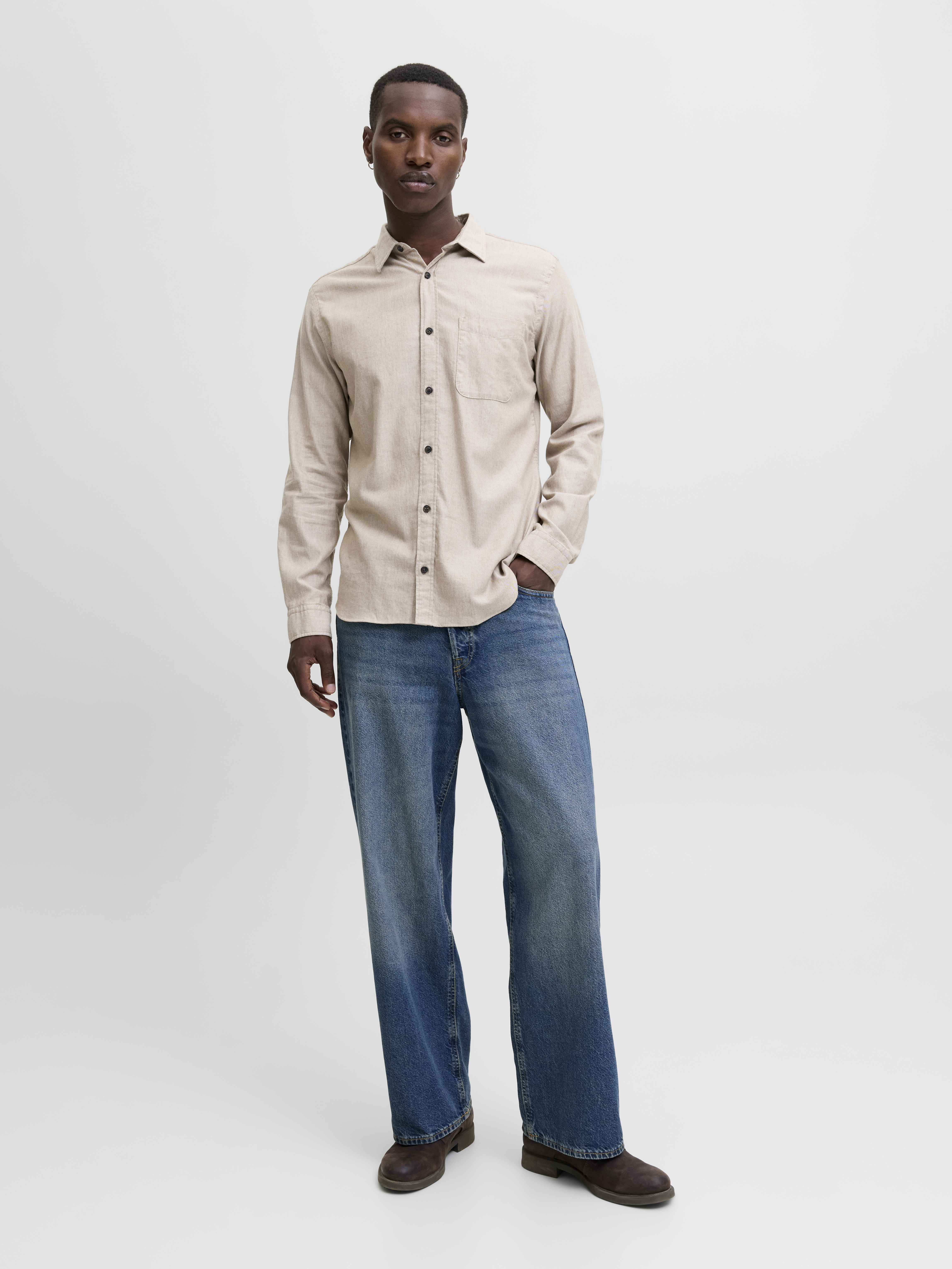 JACK & JONES - Classic Melange Shirt