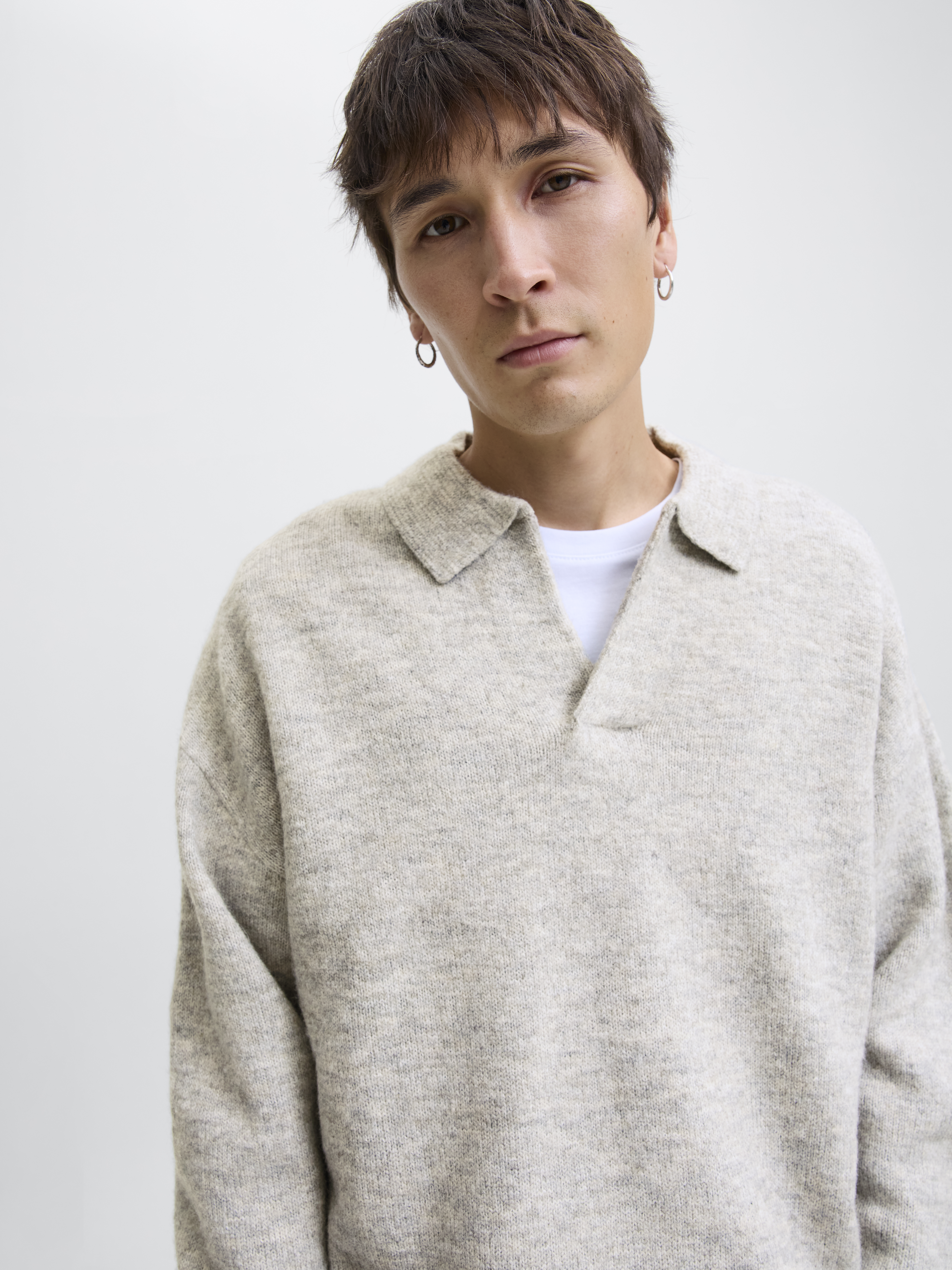 JACK & JONES - Soho Ollie Knit Split Neck