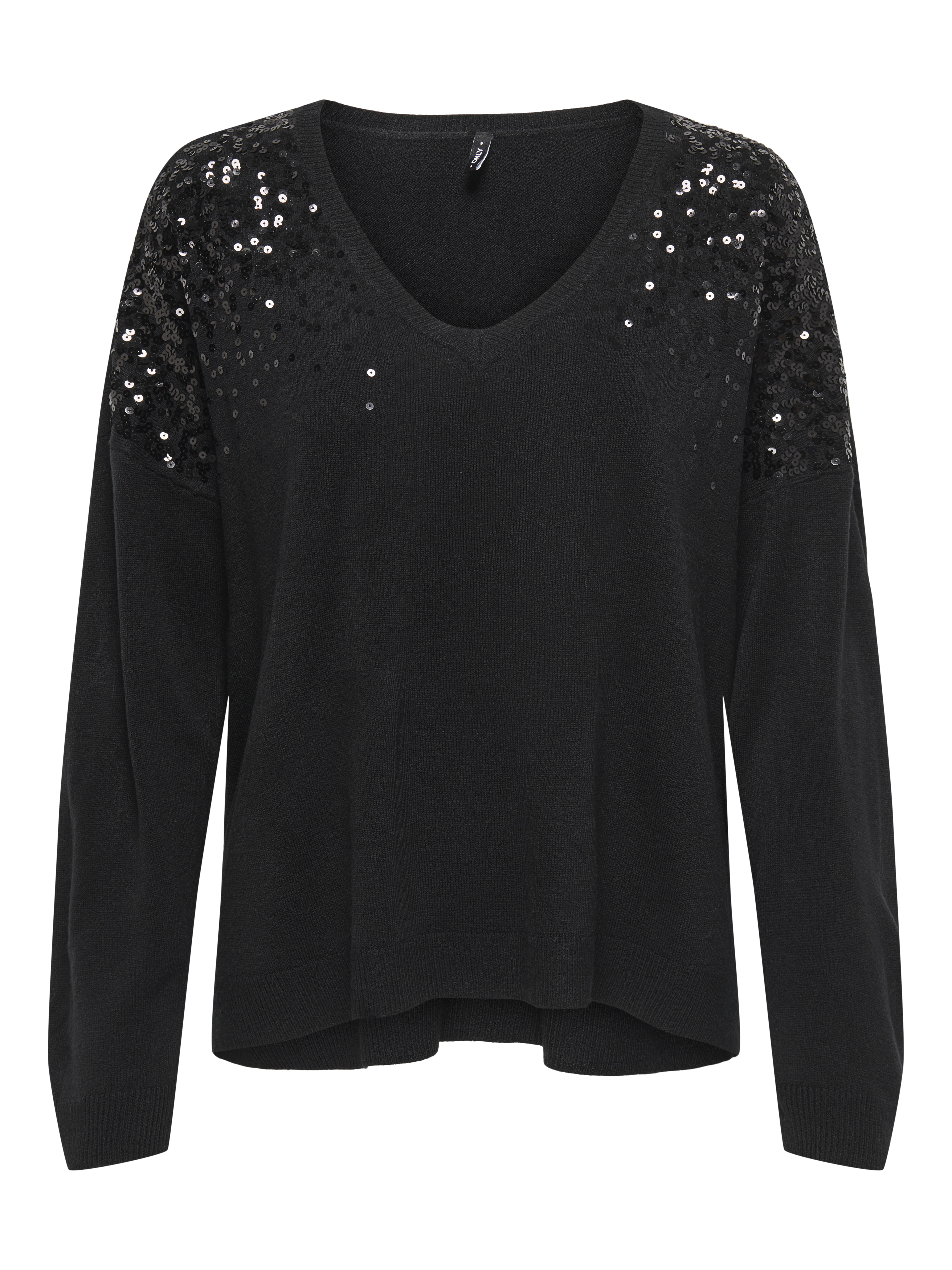 ONLY - Onlstarry Sequin Boxy V-Neck