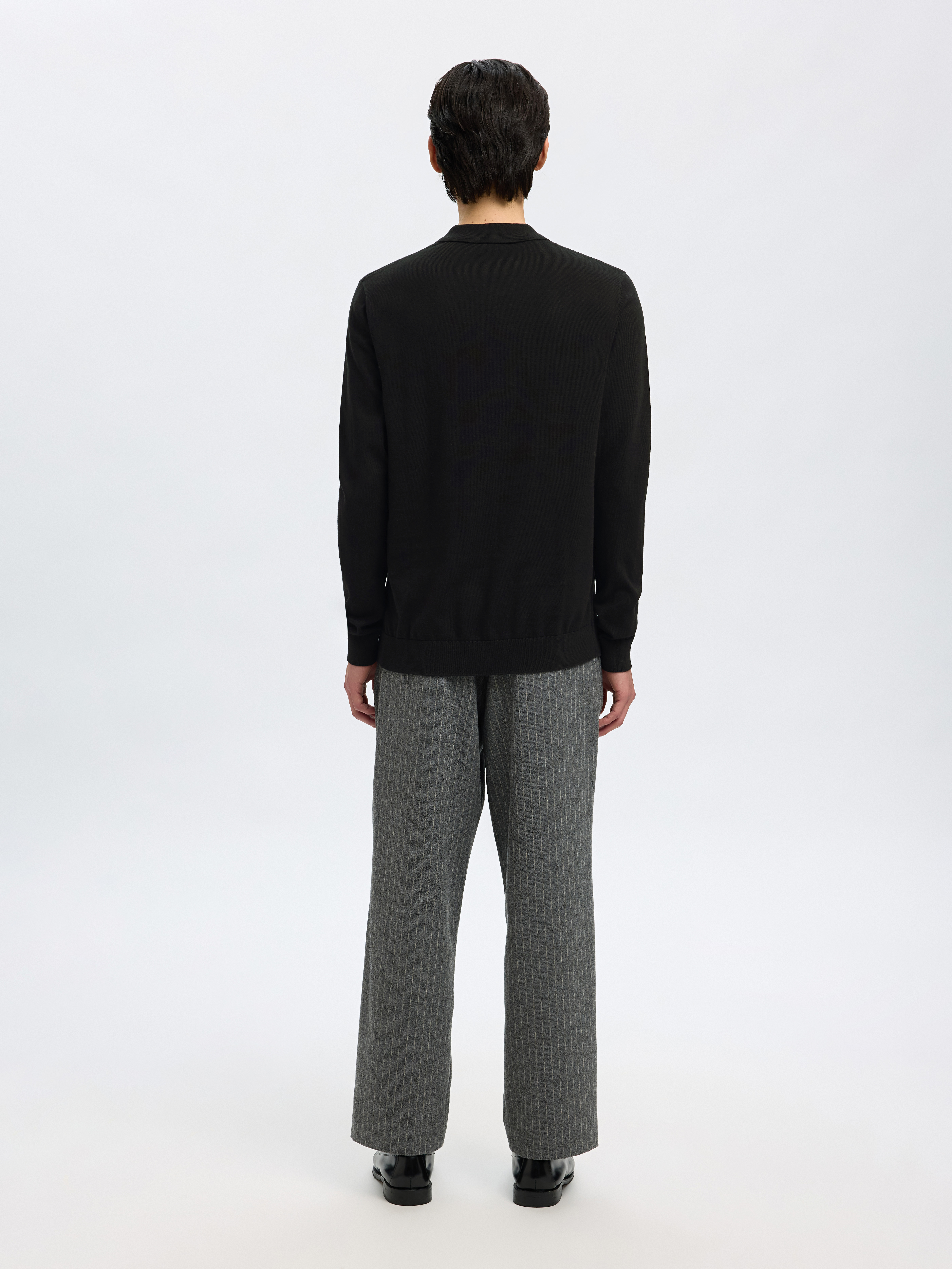 SELECTED - Berg Half Zip Polo