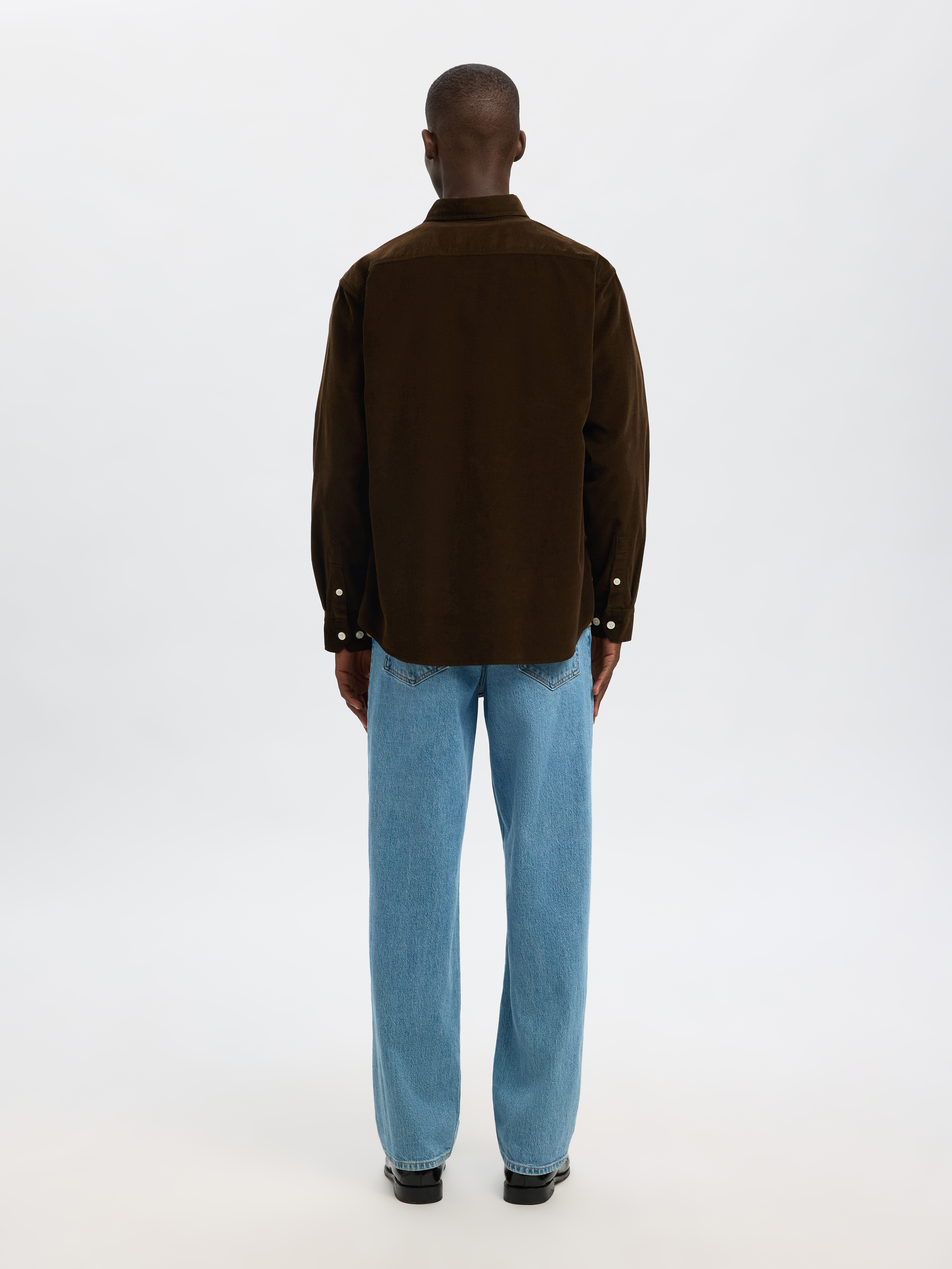 SELECTED - Slhregdanni Cord Bd Ls Shirt