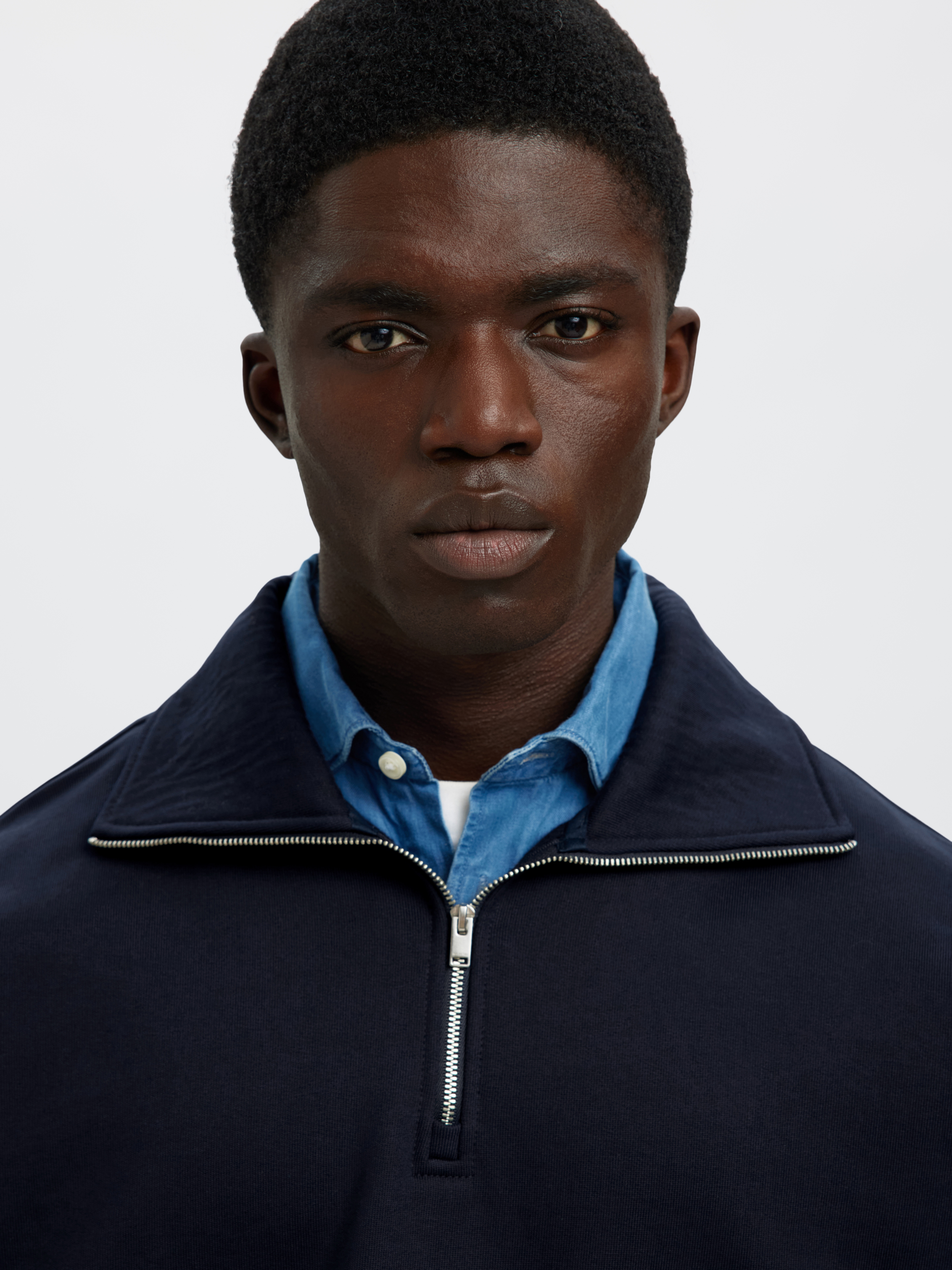 SELECTED - Relaxaron Half Zip Sweat