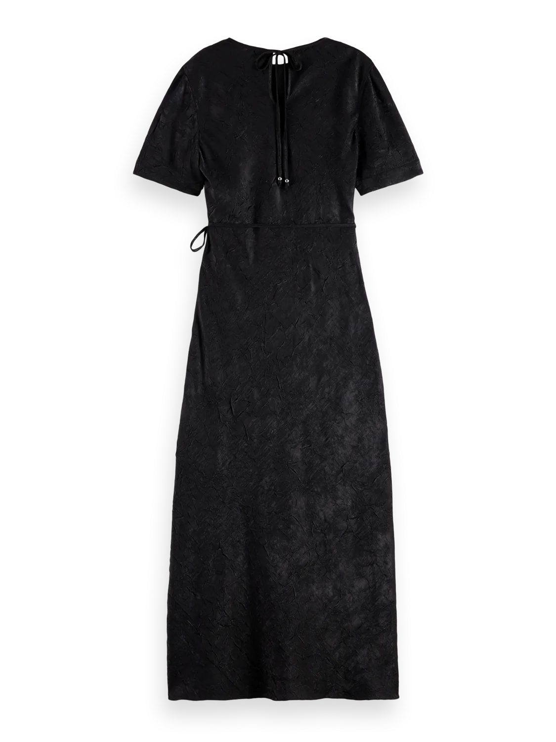 SCOTCH & SODA - Crushed Satin Wrap Dress