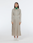 Maxi Printed Pleated Dress