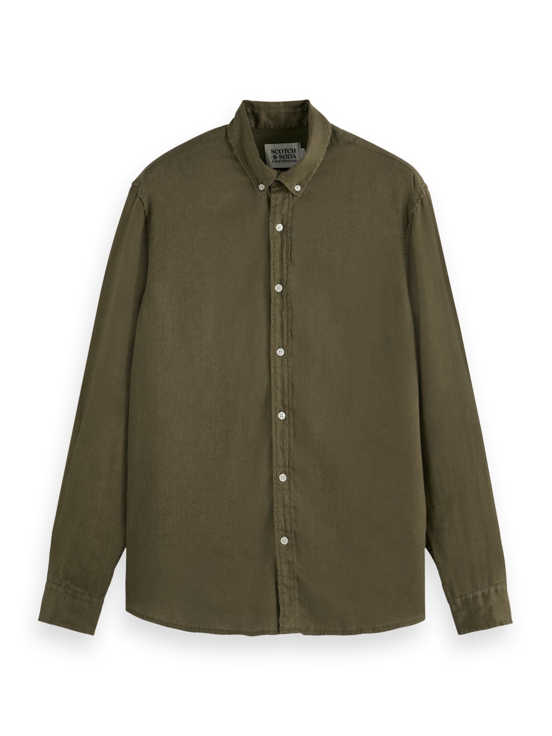 SCOTCH & SODA - Seasonal Core-Regular Fit Linen Shirt