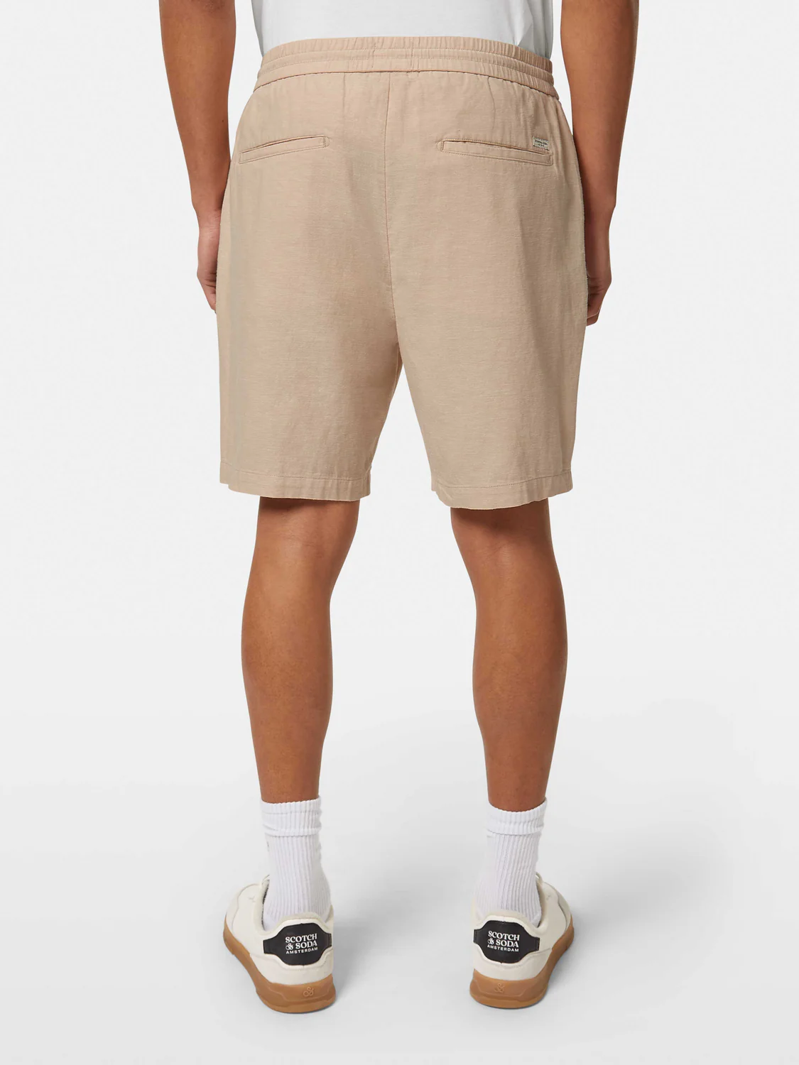 SCOTCH & SODA - Cotton/Linen Twill Bermuda
