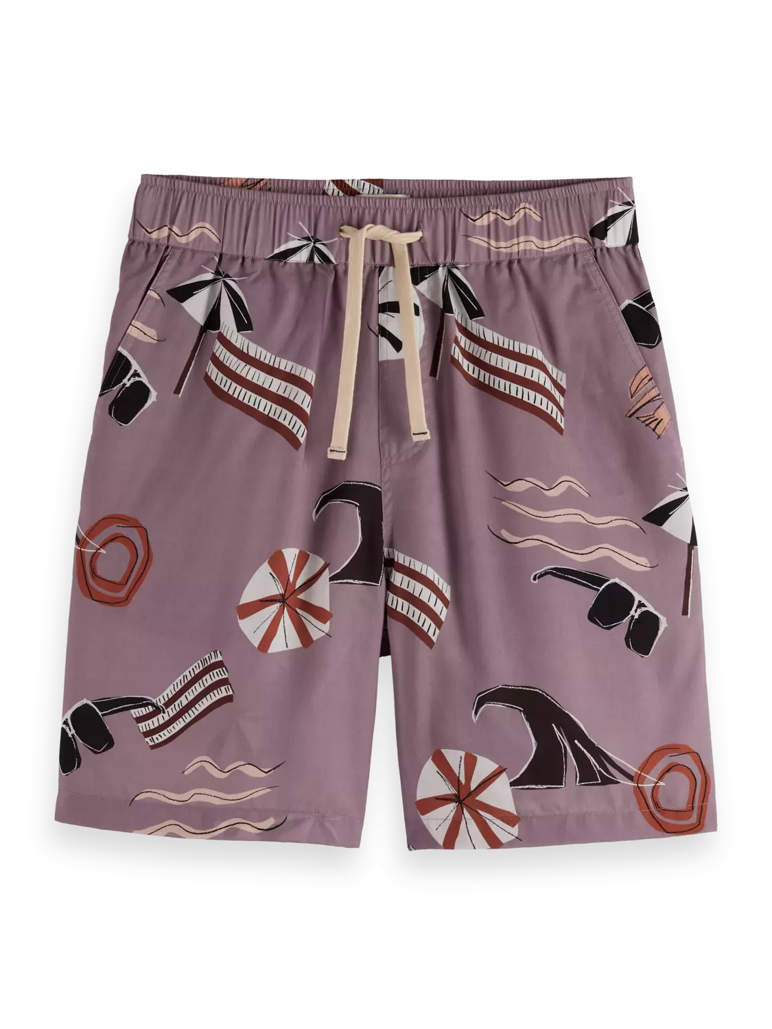 SCOTCH & SODA - Fave - Relaxed Fit Printed Tencel Bermuda Short