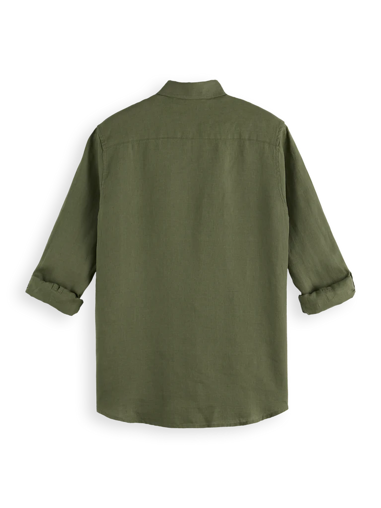 SCOTCH & SODA - Seasonal Core-Regular Fit Linen Shirt