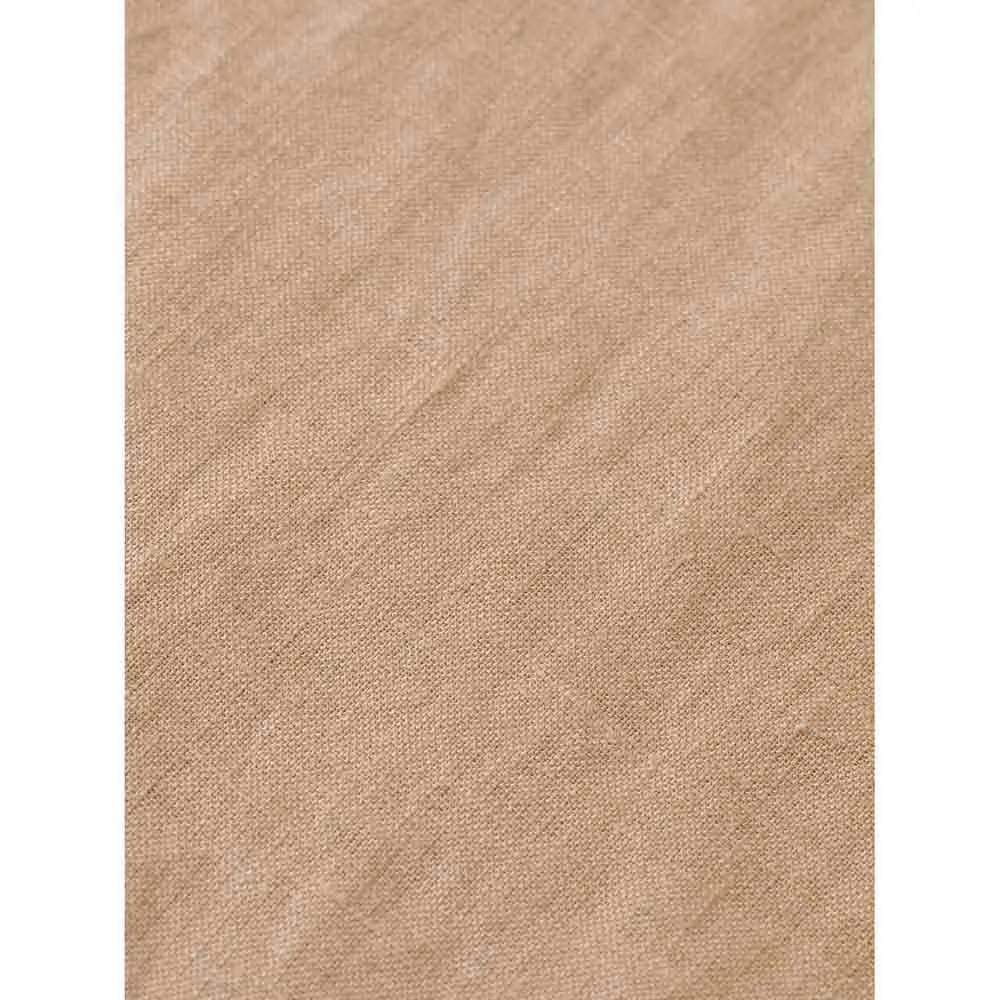 SCOTCH & SODA - Regular Fit Stand-Up Collar Linen Shirt