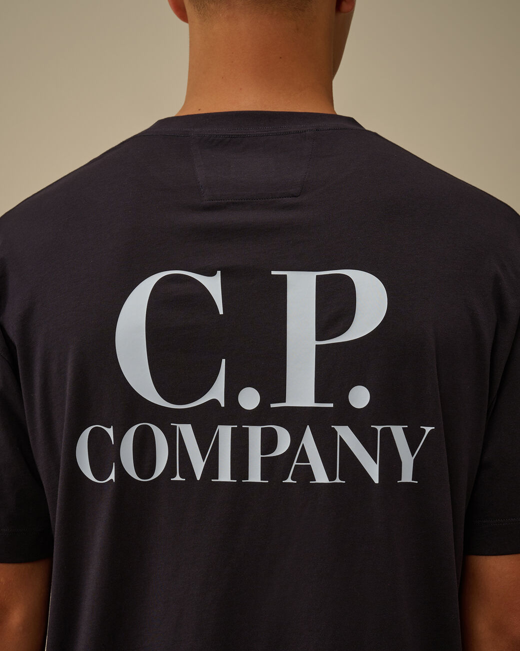 C.P. COMPANY - Jersey Short Sleeve Logo T-Shirt