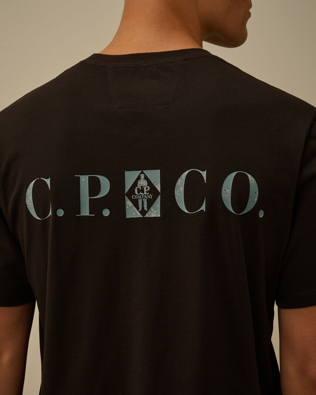 C.P. COMPANY - Jersey Short Sleeve Logo T-Shirt