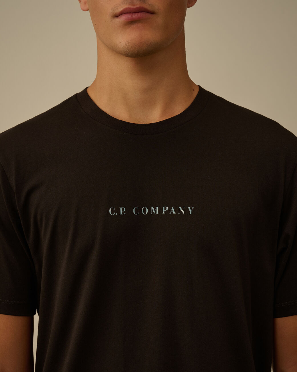 C.P. COMPANY - Jersey Short Sleeve Logo T-Shirt