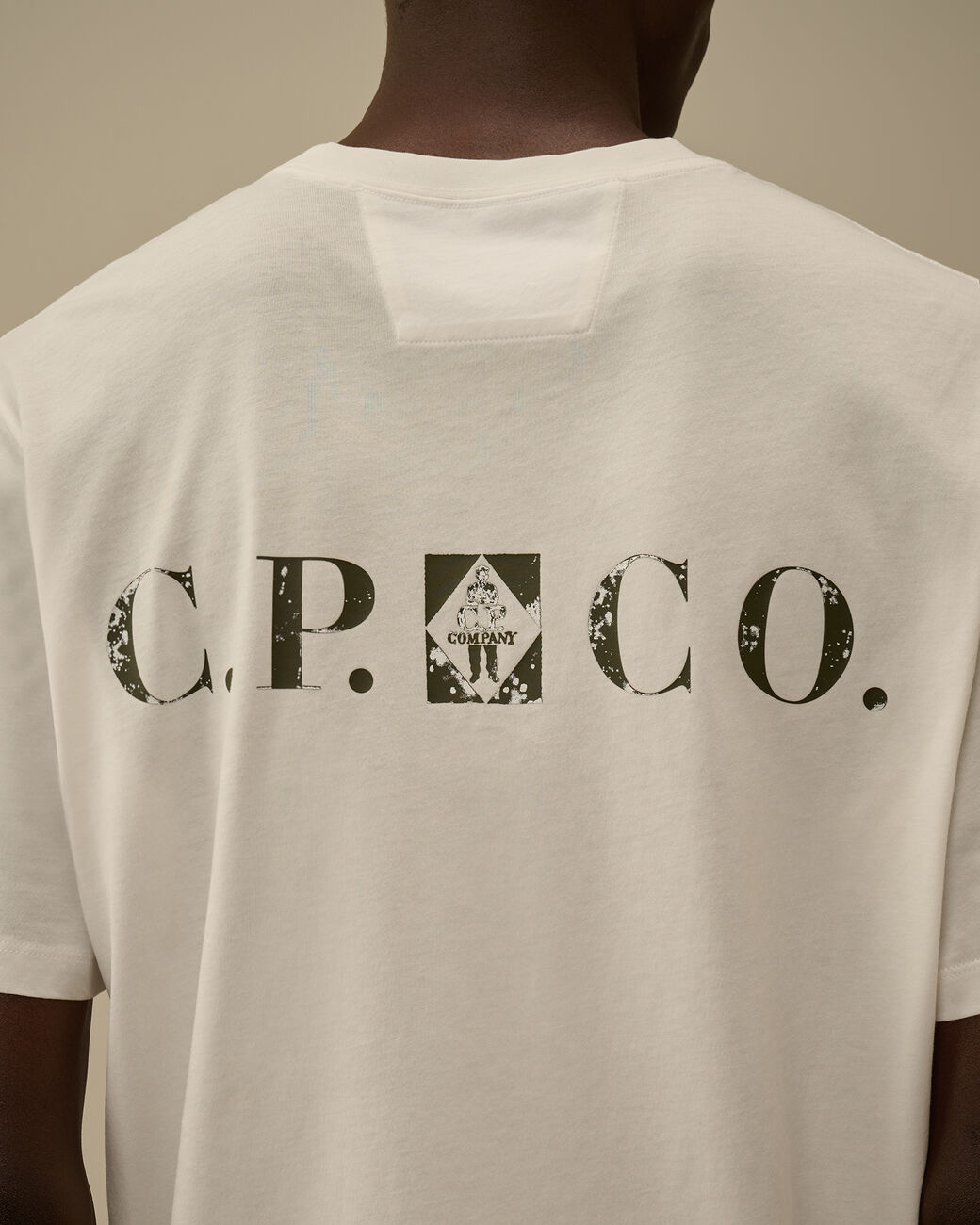 C.P. COMPANY - Jersey Short Sleeve Logo T-Shirt