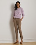 Double-Faced Stretch Cotton Pant