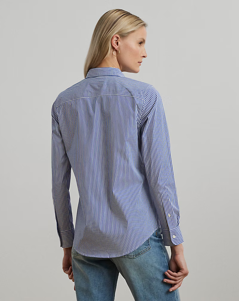 LAUREN RALPH LAUREN - Striped Easy Care Cotton Shirt