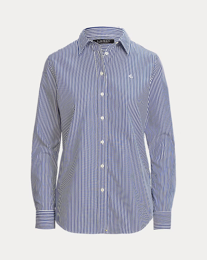 LAUREN RALPH LAUREN - Striped Easy Care Cotton Shirt