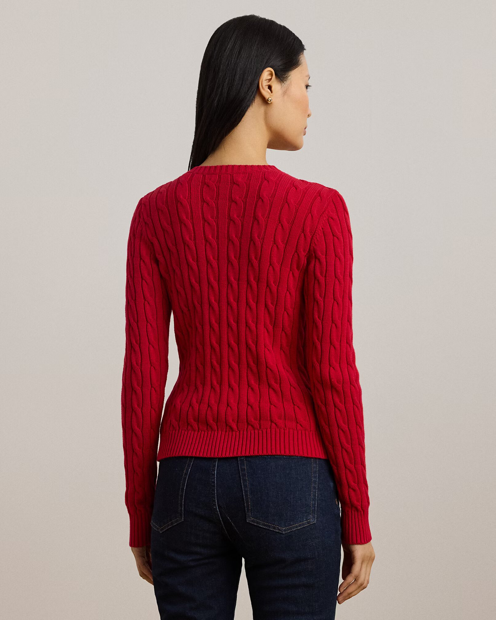 LAUREN RALPH LAUREN - Cable-Knit Cotton Cardigan