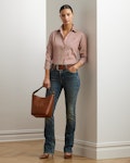 Classic Fit Striped Broadcloth Shirt