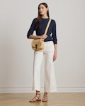 Pointelle-Knit Cotton Crewneck Jumper