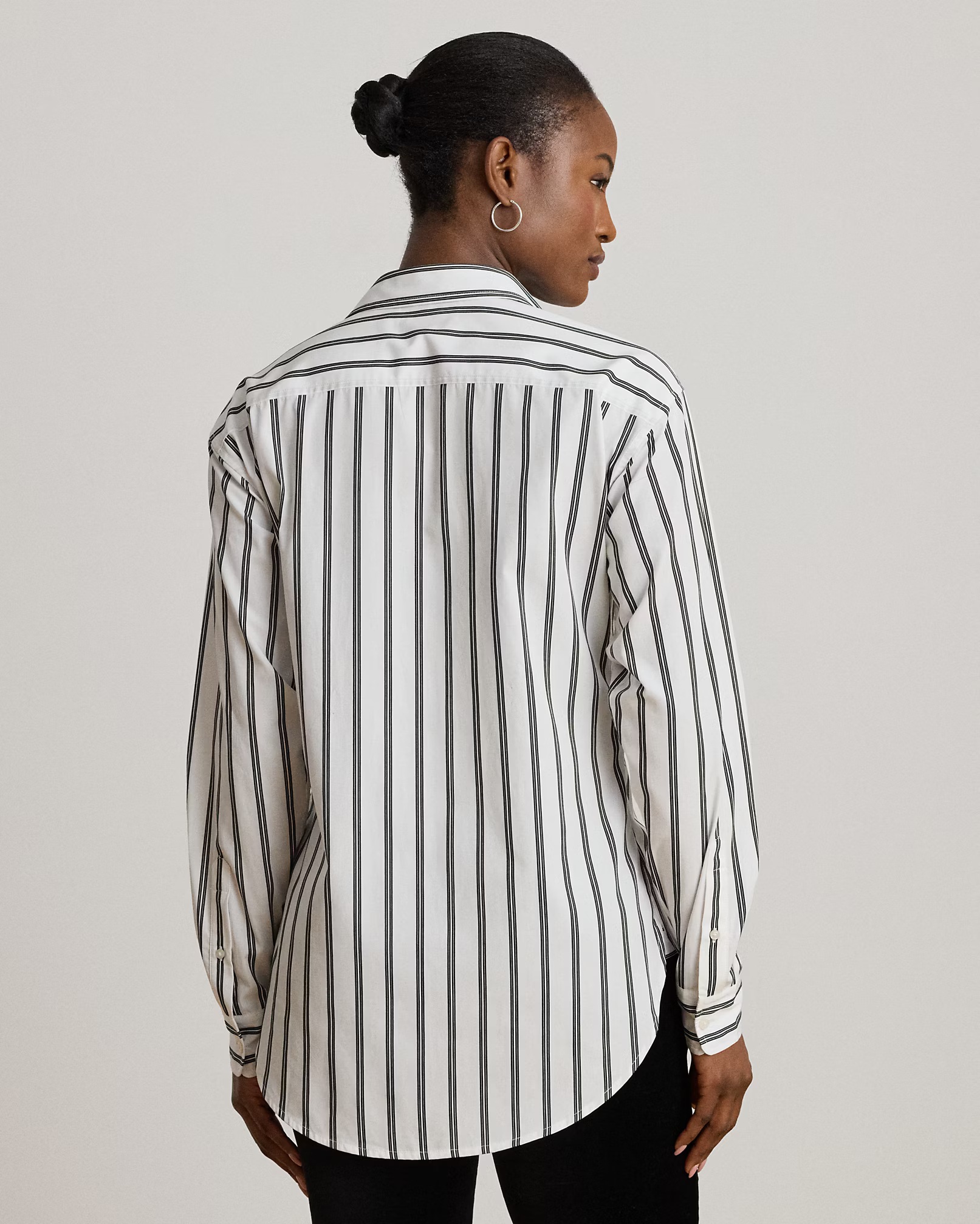 LAUREN RALPH LAUREN - Relaxed Fit Striped Cotton Shirt
