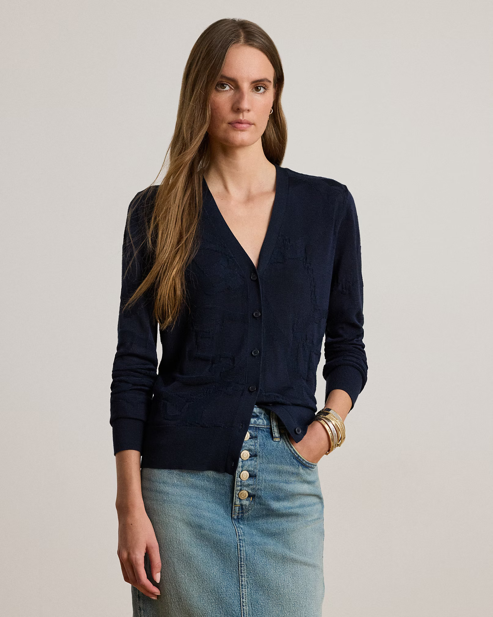LAUREN RALPH LAUREN - Rayon Cardigan