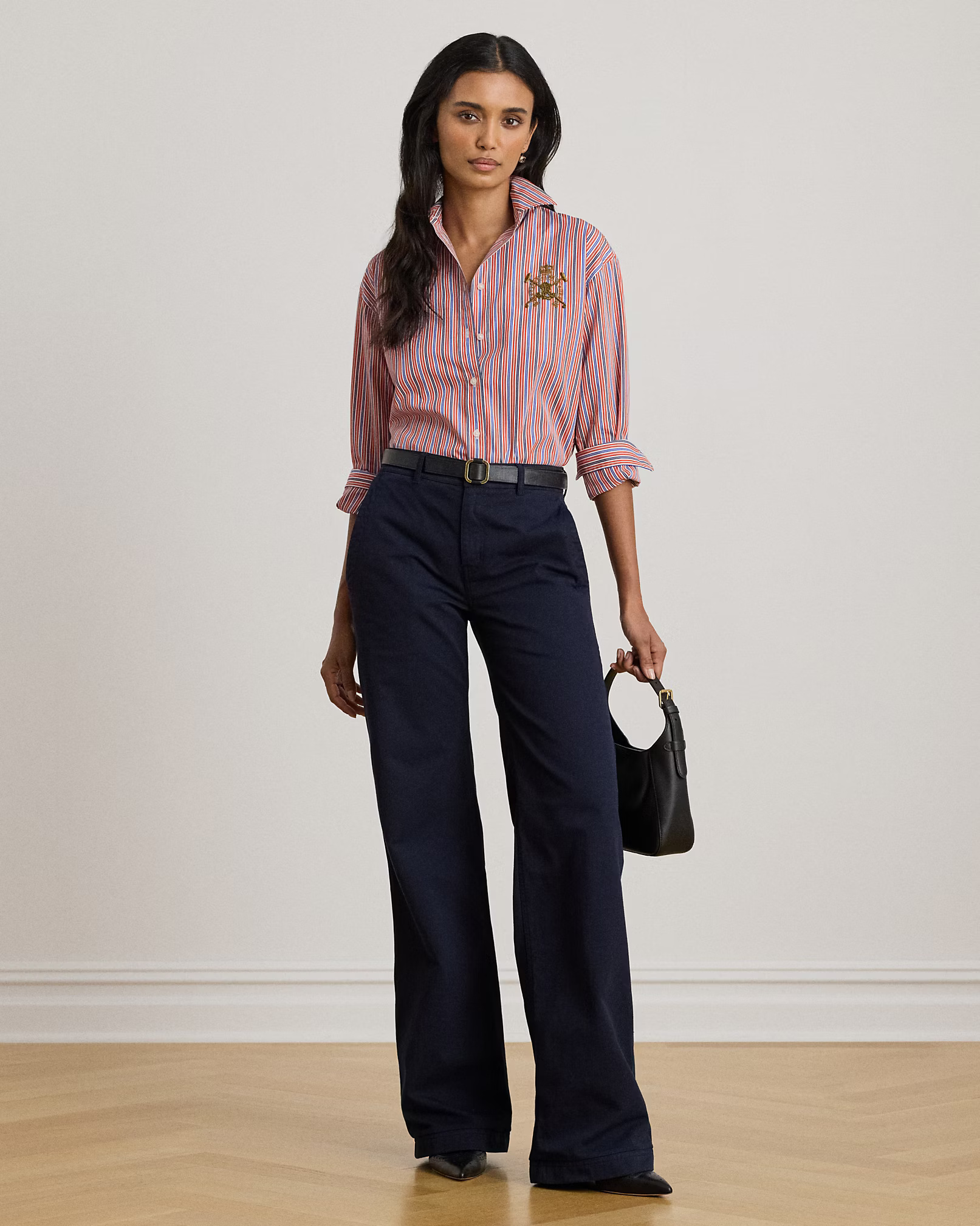 LAUREN RALPH LAUREN - Relaxed Fit Striped Broadcloth Shirt