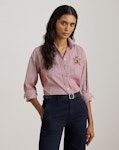 Relaxed Fit Striped Broadcloth Shirt