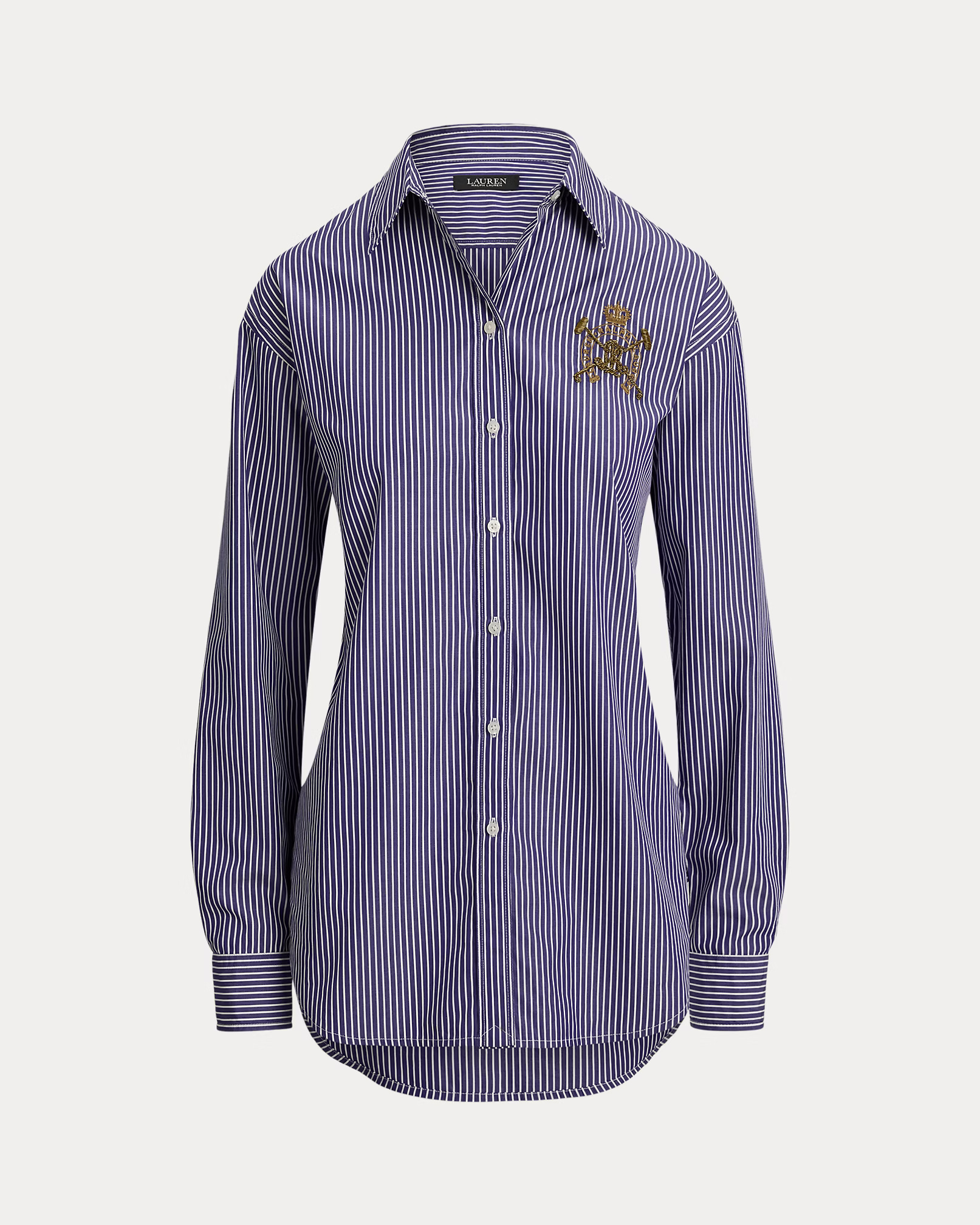 LAUREN RALPH LAUREN - Relaxed Fit Striped Broadcloth Shirt