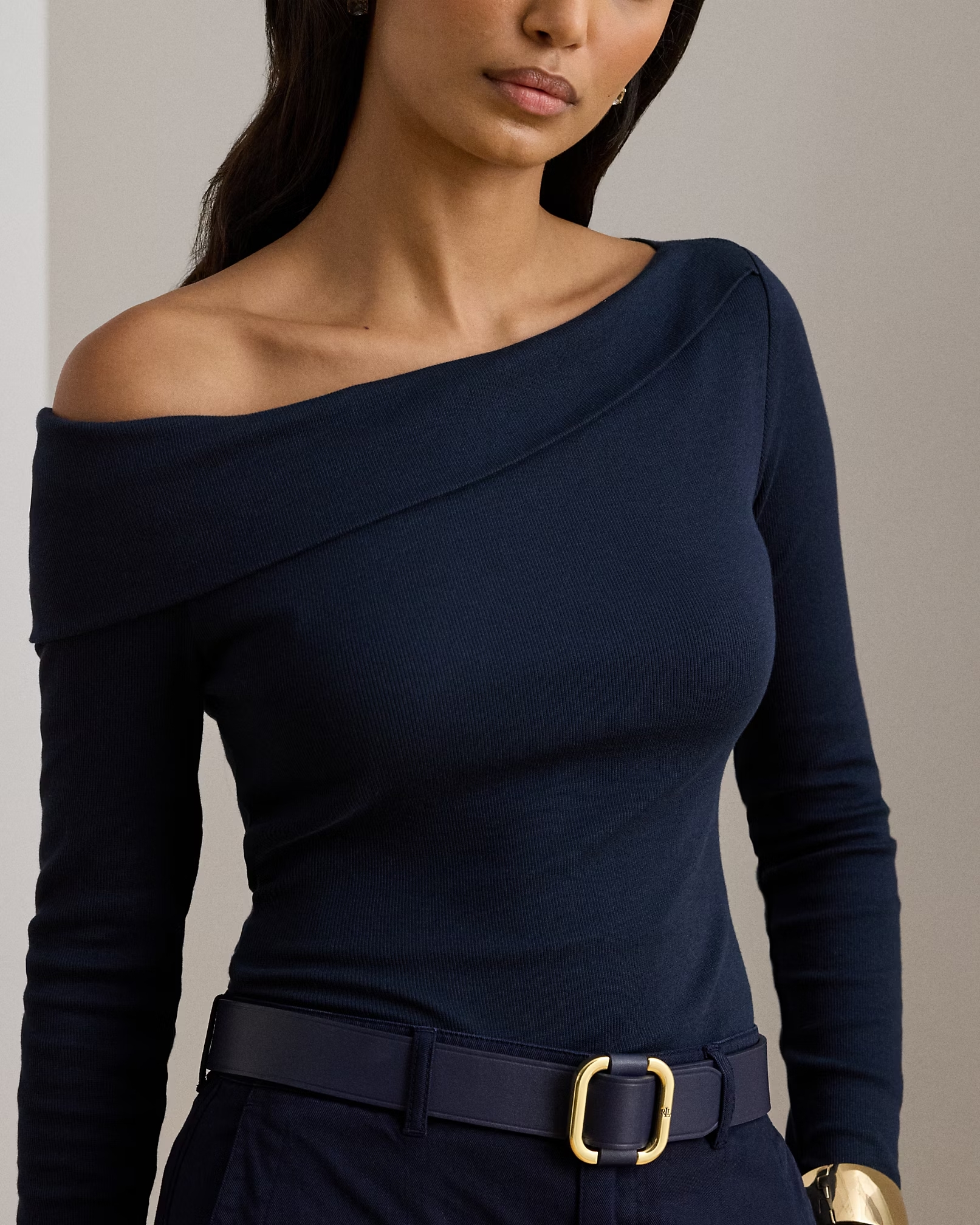 LAUREN RALPH LAUREN - Rib Knit Top