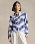 Striped French Terry Cardigan