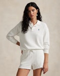 Lightweight Fleece Long-Sleeve Polo