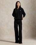 Lightweight Fleece Long-Sleeve Polo