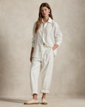 Oversize Fit Linen Shirt