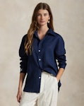 Oversize Fit Linen Shirt