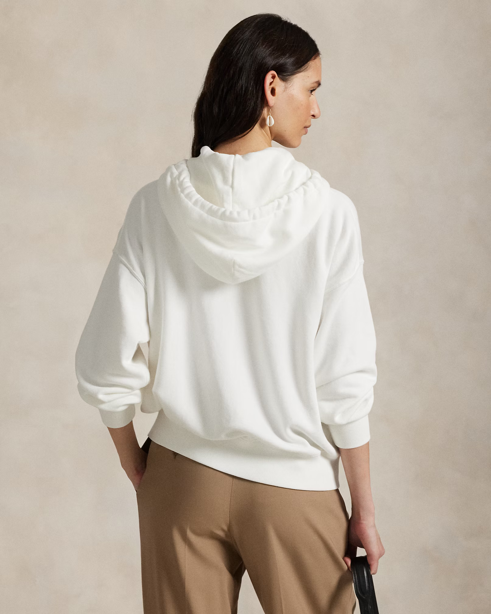 POLO RALPH LAUREN - Logo Lightweight Fleece Full-Zip Hoodie