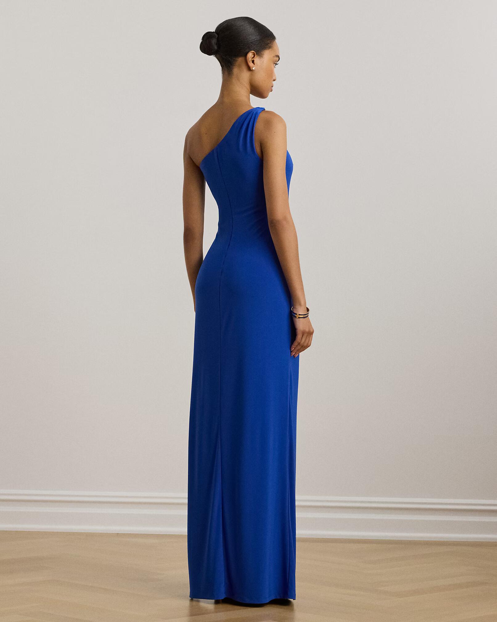 LAUREN RALPH LAUREN - Jersey One-Shoulder Gown