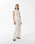 Wide Trousers With Pleats