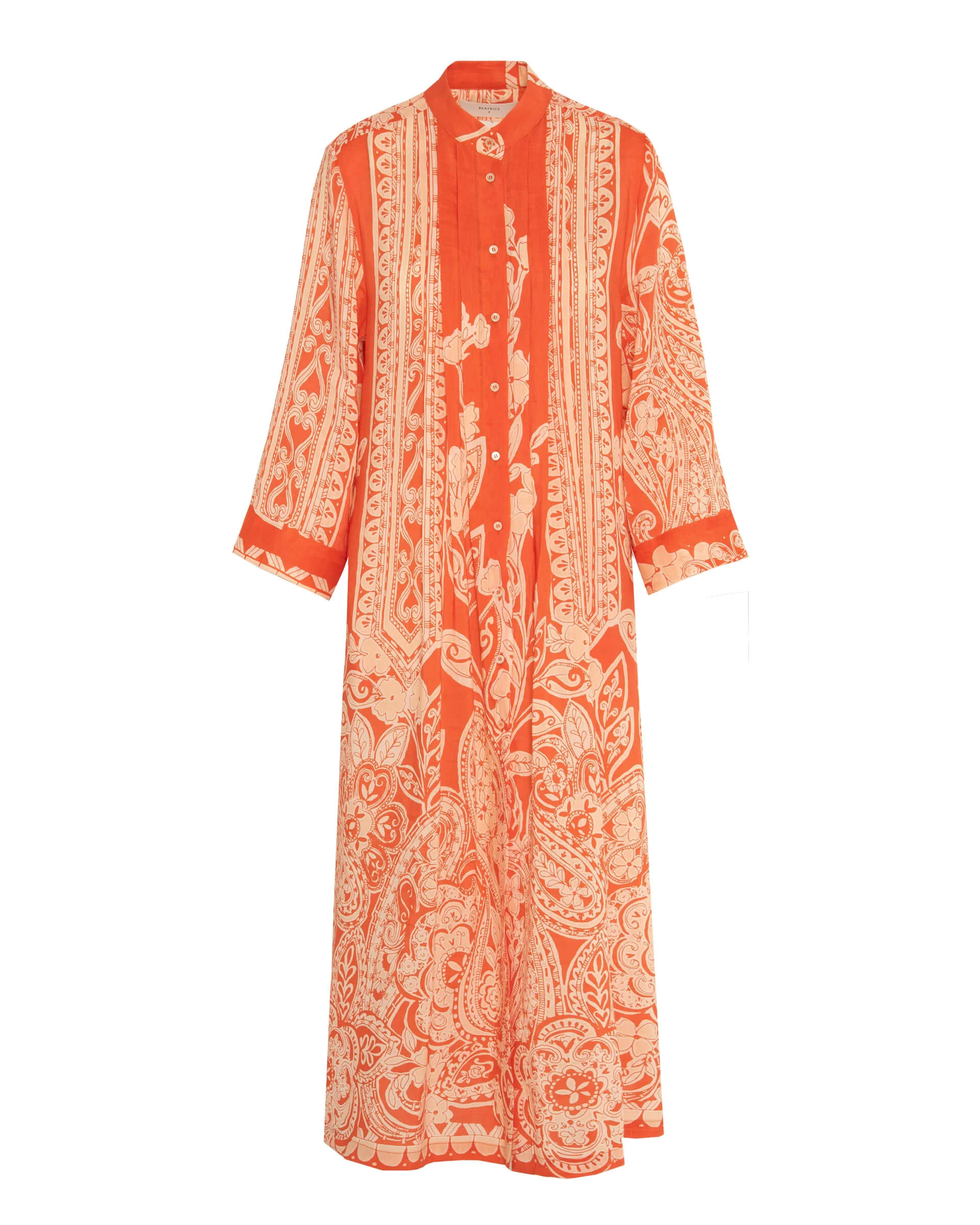 BEATRICE - Chemisier Dress In Printed Linen