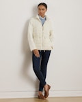 Quilted Funnelneck Puffer Jacket