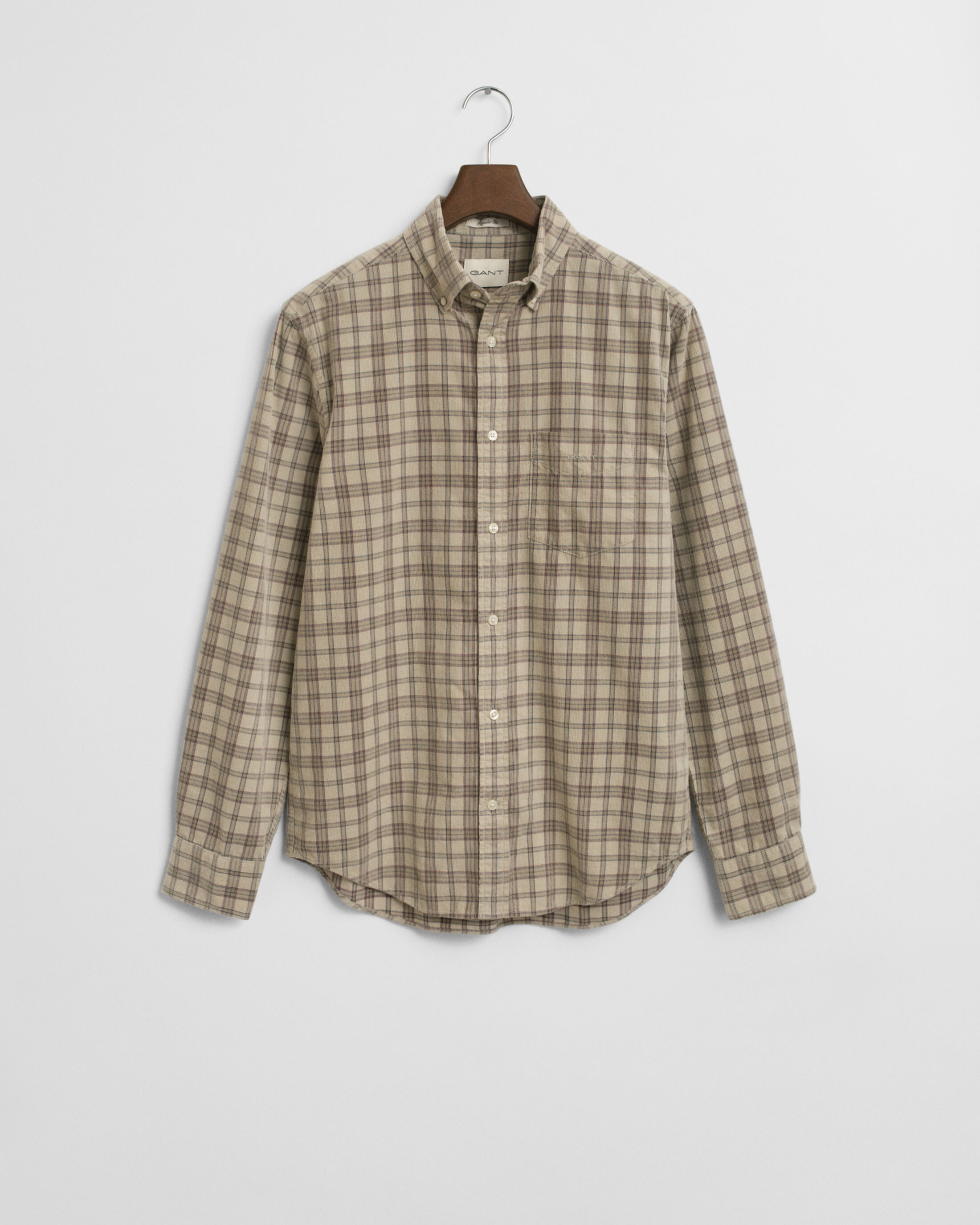 GANT - Regular Fit Checked Corduroy Shirt