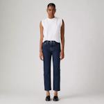 Crop Dark Indigo - Flat Finish